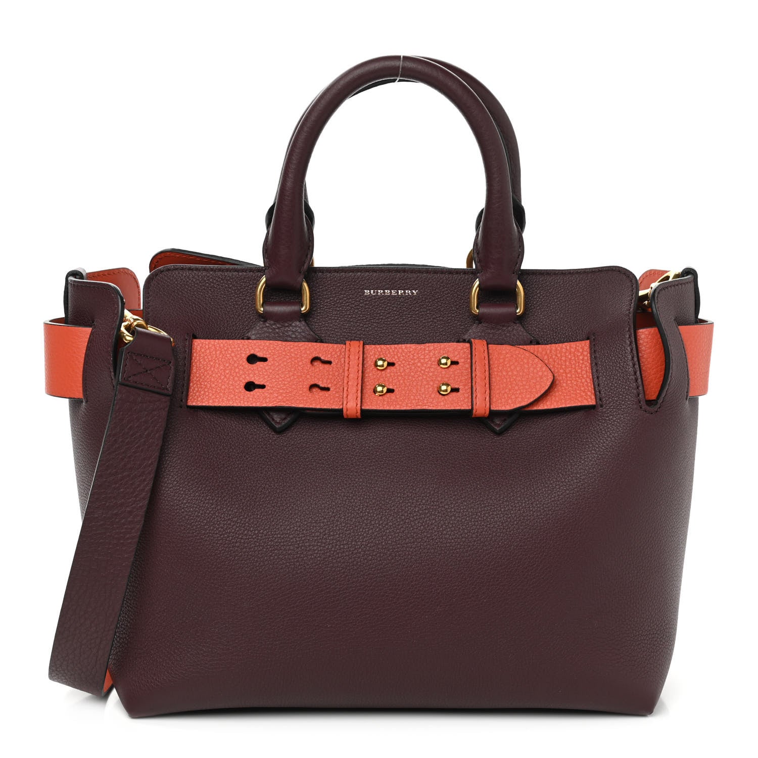 Burberry Soft Grain Calfskin Small Belt Bag Deep Claret 1 of 12