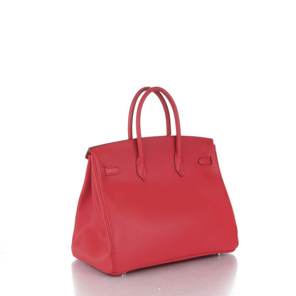 Hermes Epsom Birkin 35 Rouge Garance 3 of 26