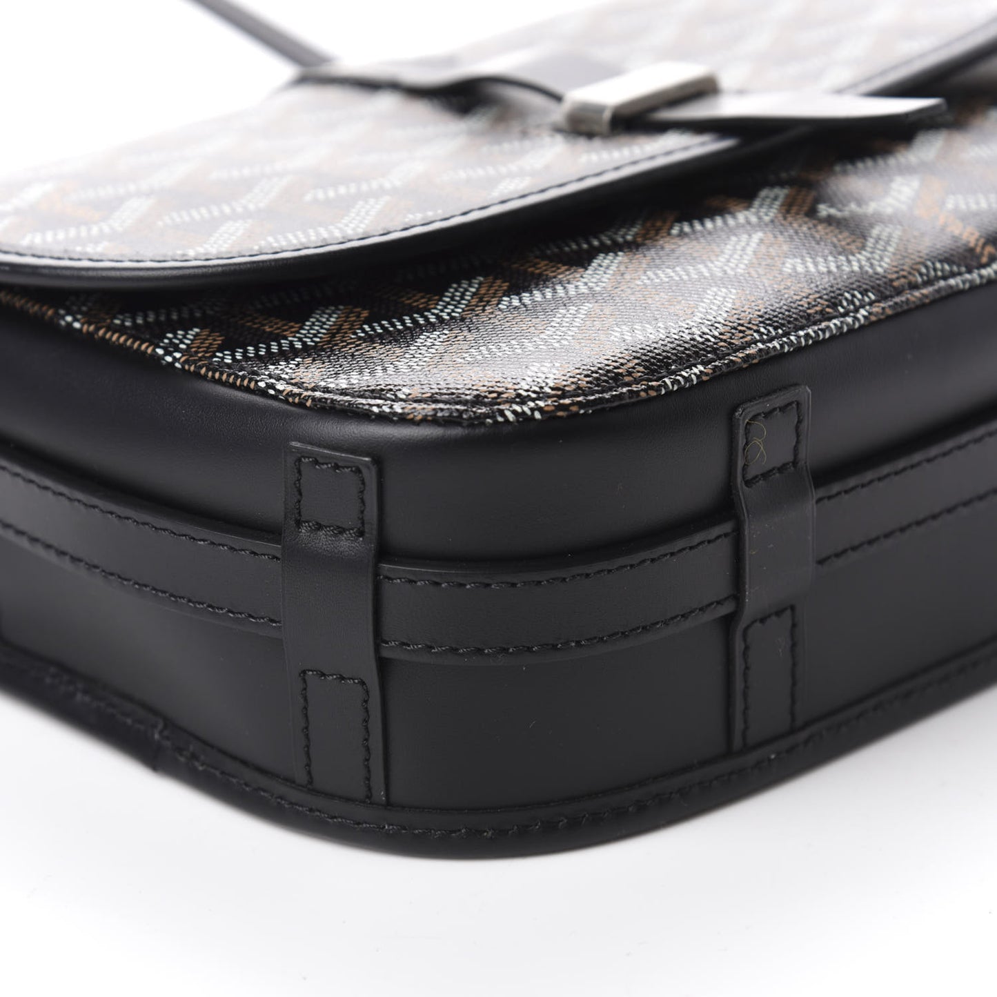 Goyardine Belvedere II PM Messenger Bag Black