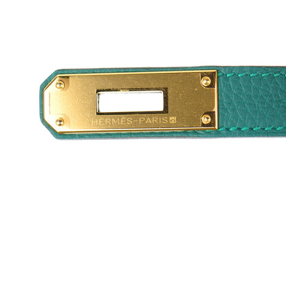 Hermes Togo Birkin 30 Malachite 9 of 28