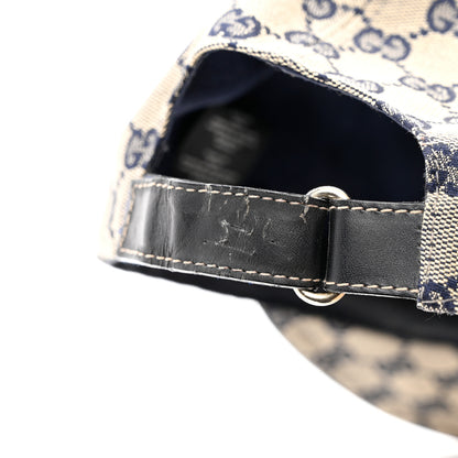 Gucci Monogram Web Baseball Hat M Beige Blue 10 of 13