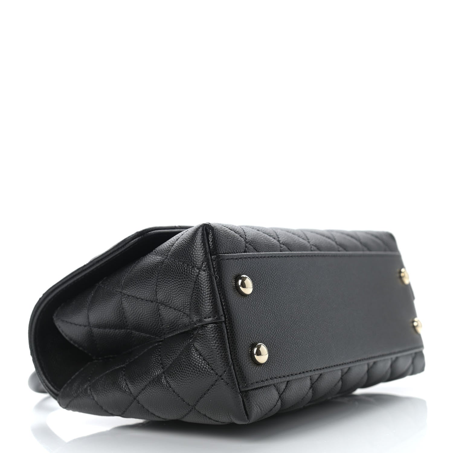 Chanel Caviar Quilted Mini Coco Handle Flap Black 4 of 9