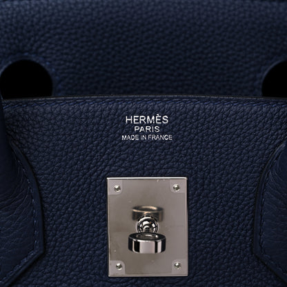 Hermes Togo Birkin 30 Bleu Nuit 6 of 10