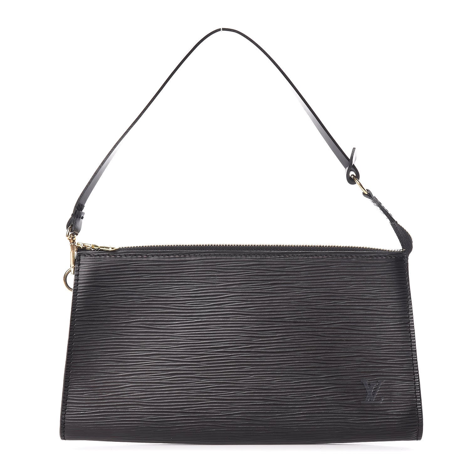 Louis Vuitton Epi Pochette Accessories 24 Black 1 of 8