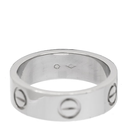 Cartier Platinum 5.5mm LOVE Ring 50 5.25 7 of 7