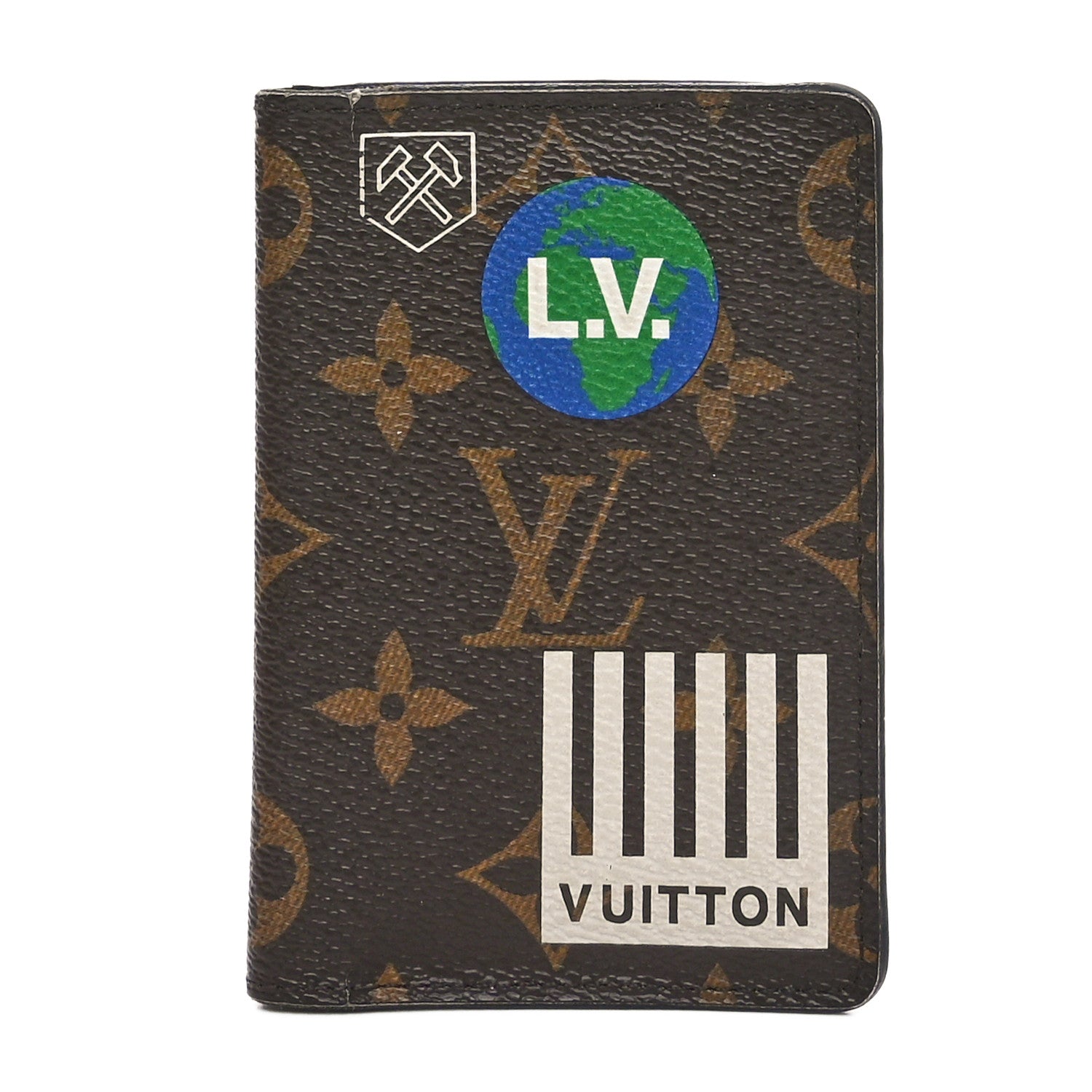 Louis Vuitton Monogram Stickers Pocket Organizer NM 1 of 9