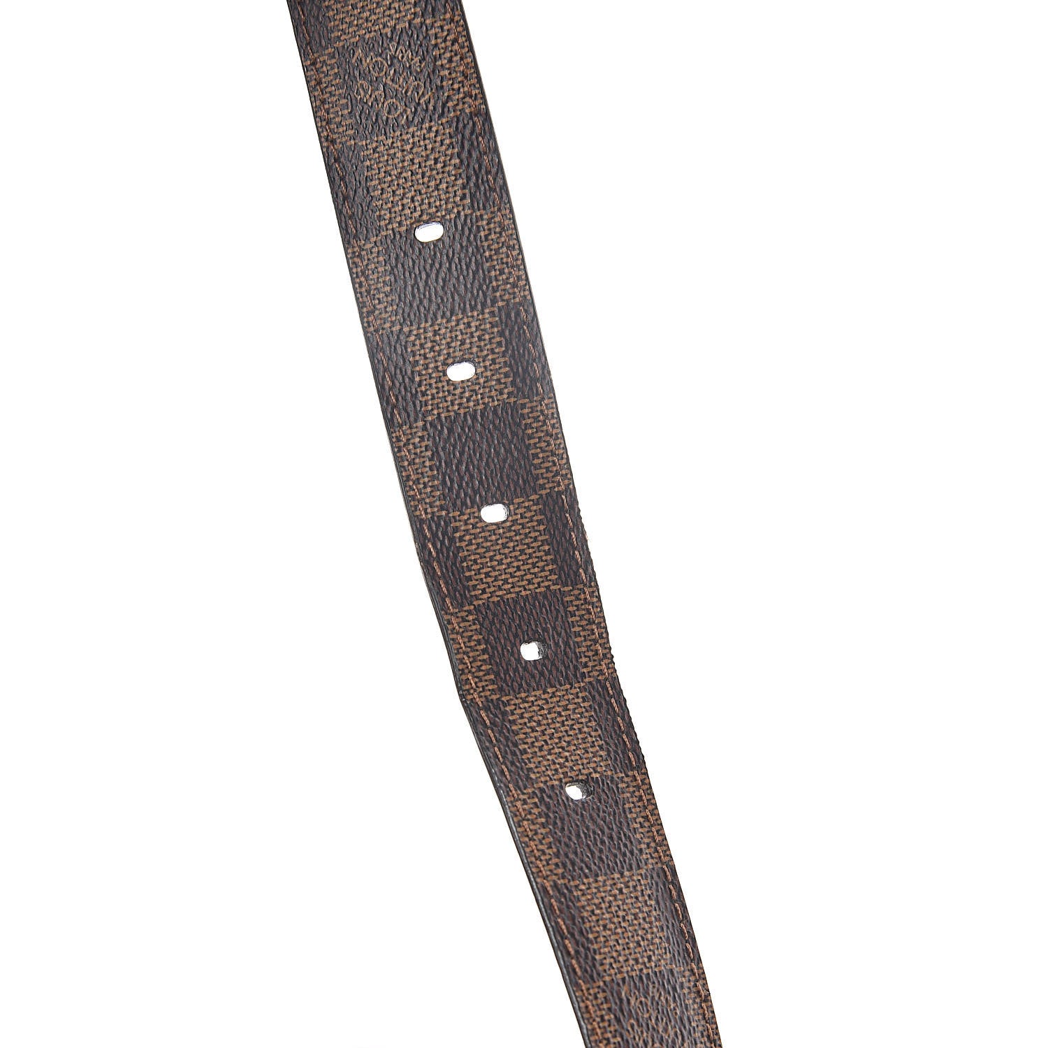 Louis Vuitton Damier Ebene 30mm Ellipse Belt 85 34 7 of 8
