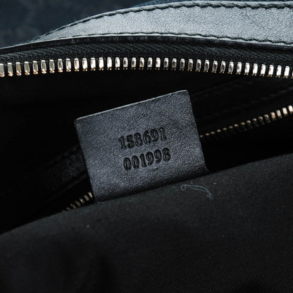 Gucci Monogram Studded Pelham Shoulder Bag Black 7 of 7
