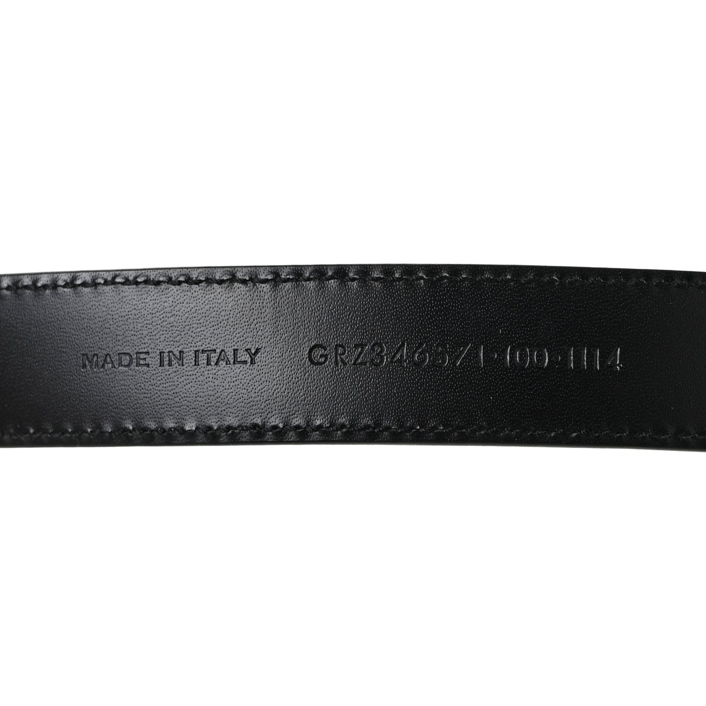 Calfskin Western Belt 100 Black