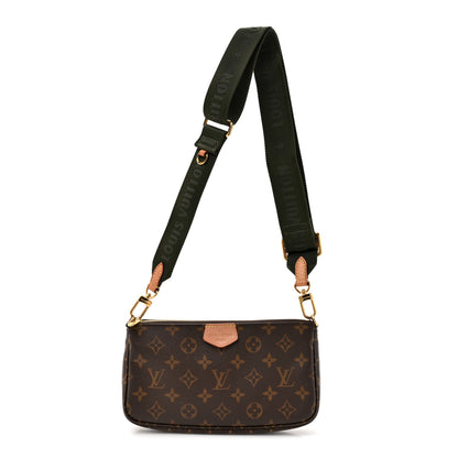Louis Vuitton Monogram Multi Pochette Accessories Large Pochette  Kaki 1 of 9