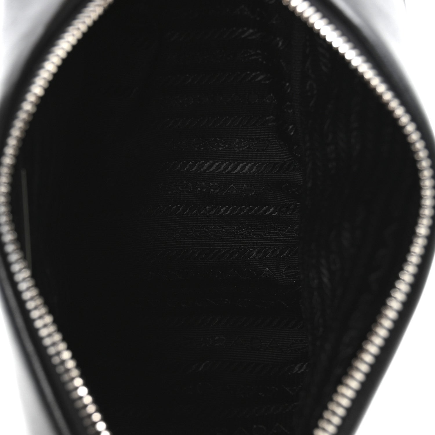 Prada Grace Lux Triangle Shoulder Bag Black 5 of 11