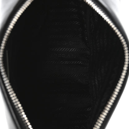 Prada Grace Lux Triangle Shoulder Bag Black 5 of 11