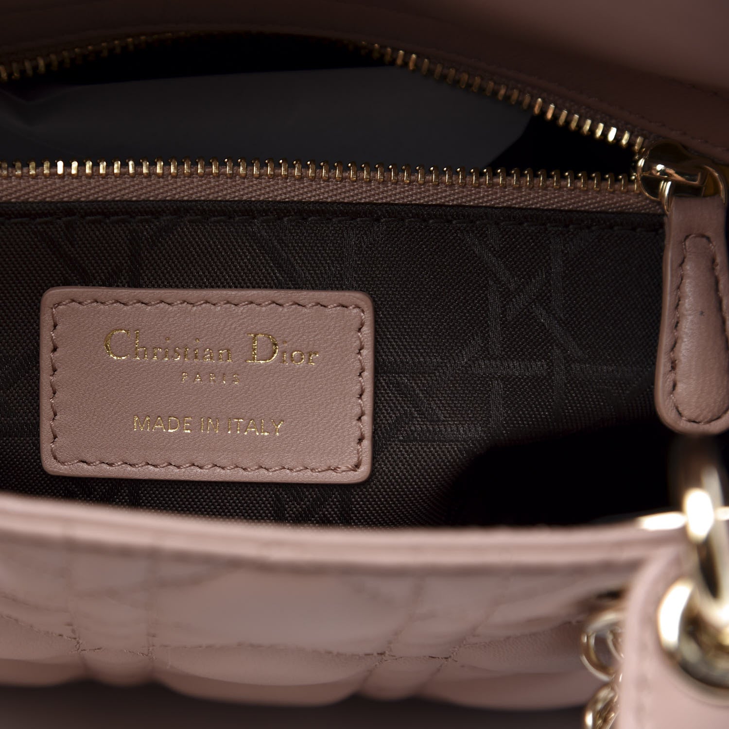 Christian Dior Lambskin Cannage Small My ABCDior Lady Dior Blush Powder 7 of 13