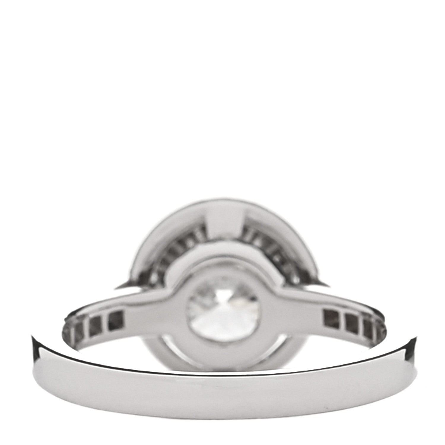 Tiffany Platinum Diamond 1.06ct Soleste Round Brilliant Engagement Ring 46 3.75 3 of 5