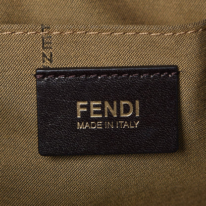 Fendi Zucca Small Chef Shopping Tote Tobacco Moro 6 of 11