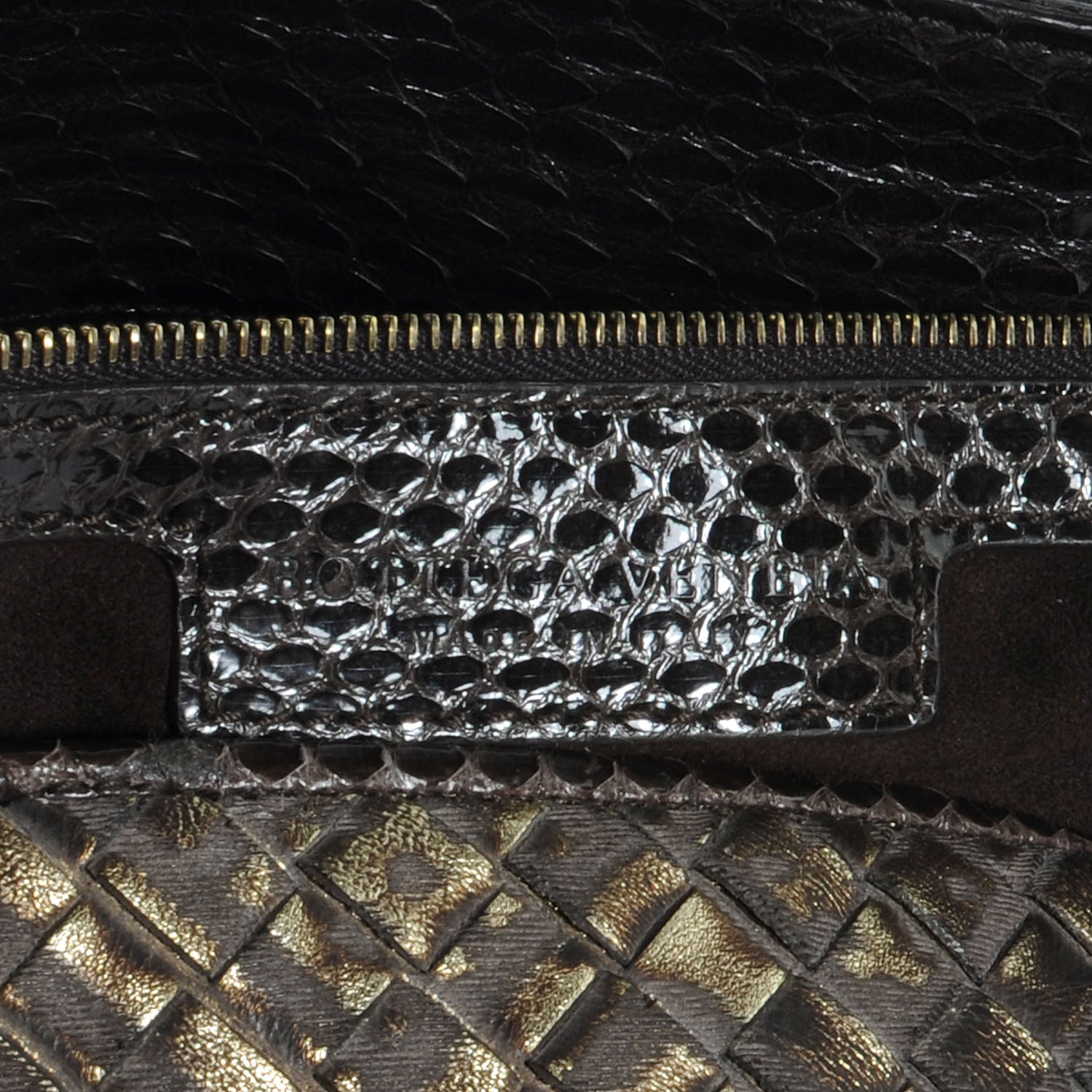 Bottega Veneta Intrecciato Snakeskin Burnished 6 of 8