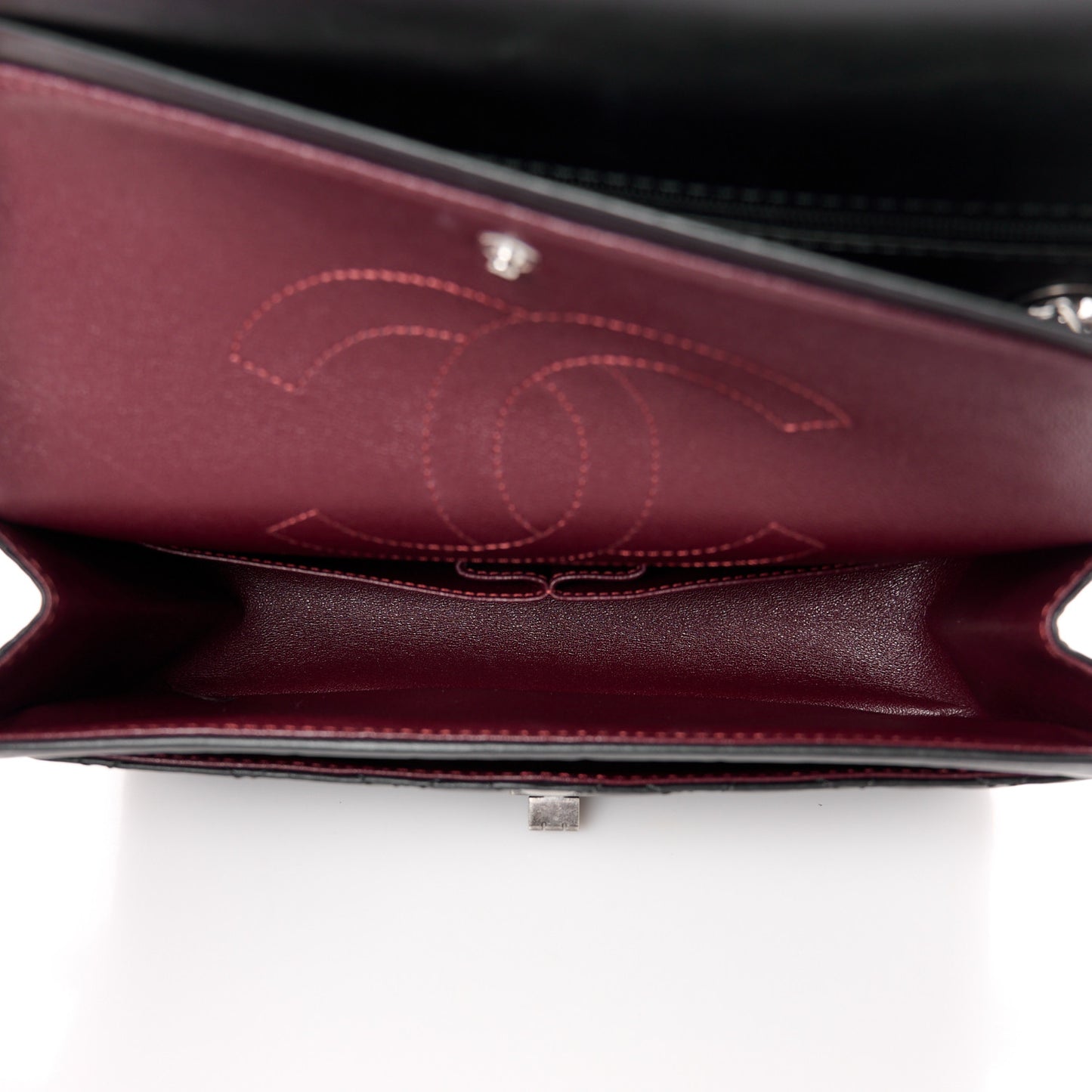 Aged Calfskin Quilted 2.55 Reissue 225 Flap Black