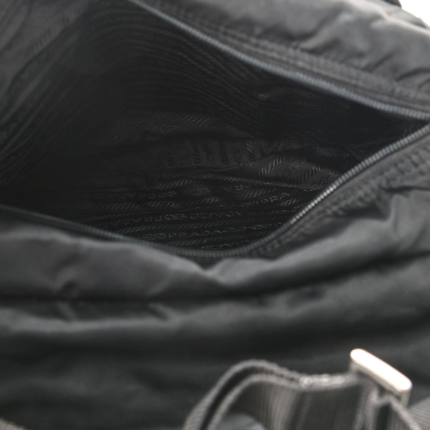 Prada Tessuto Nylon Vela Messenger Bag Black 5 of 8