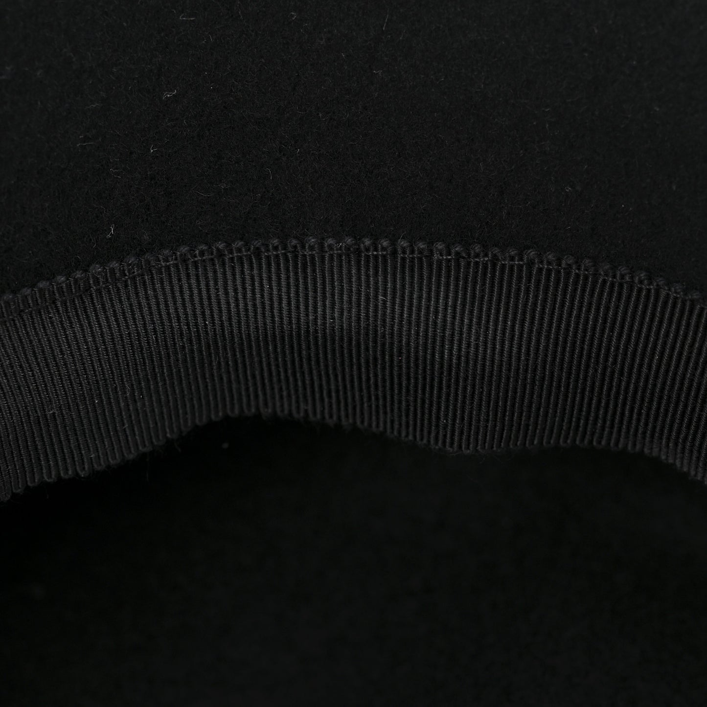 Wool Felt Cap 57 Black