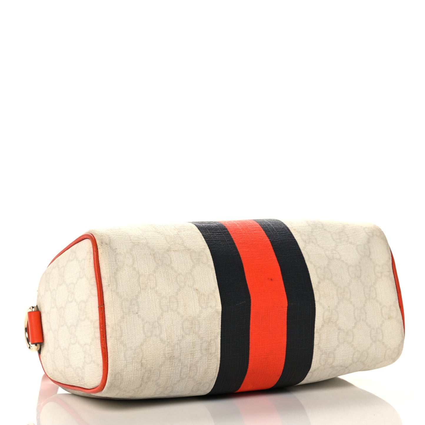 GG Plus Monogram Web Stripe Small Joy Boston Orange