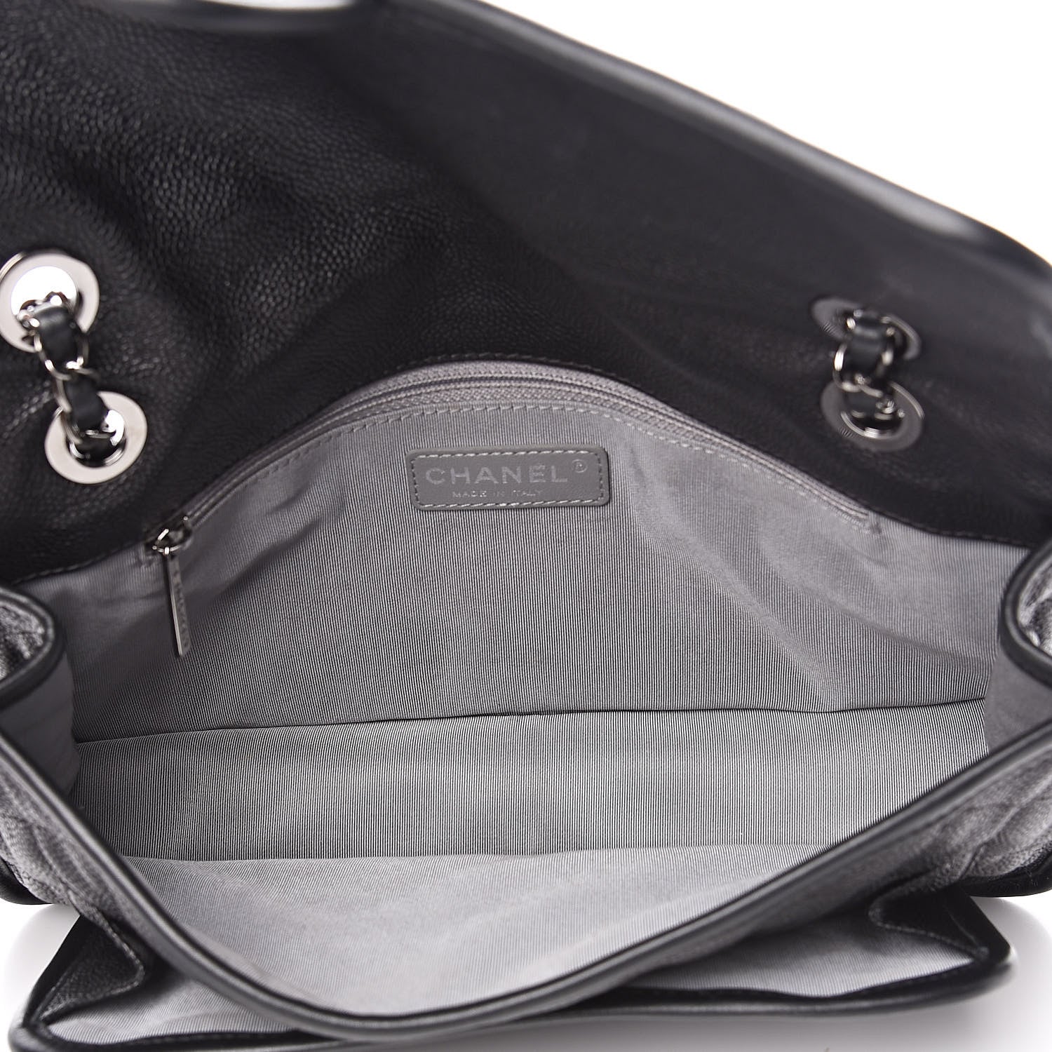 Chanel Caviar Quilted Medium French Riviera Flap Black 5 of 11
