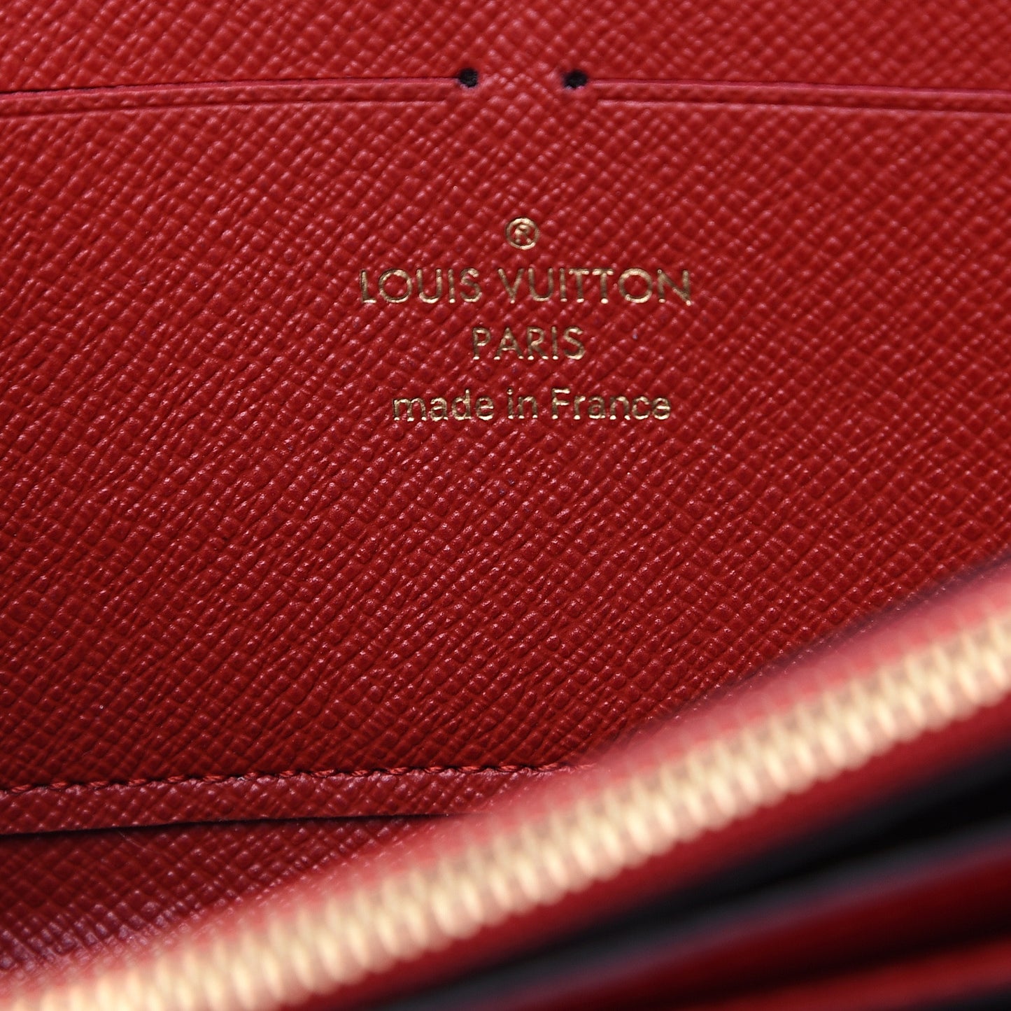 Monogram Retiro Zippy Wallet Cherry
