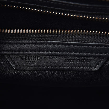 Celine Smooth Calfskin Mini Luggage Black 6 of 12