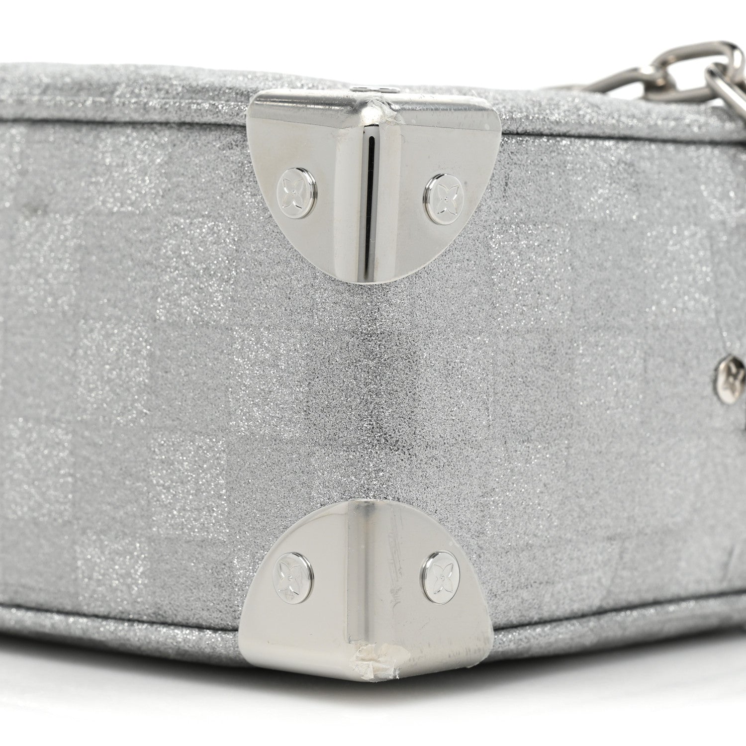 Louis Vuitton Damier Glitter Mini Soft Trunk Silver 7 of 8