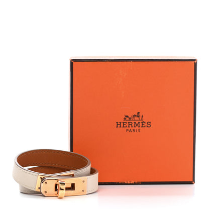 Hermes Swift Kelly Double Tour Bracelet XS White 6 of 6