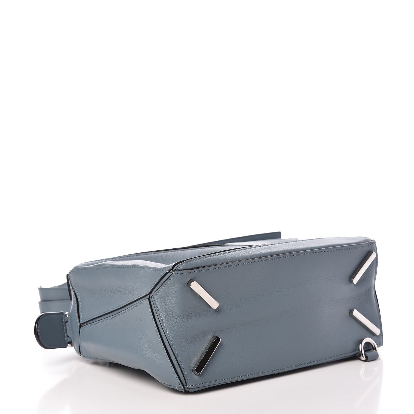 Calfskin Small Puzzle Bag Stone Blue
