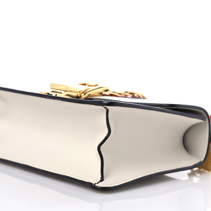 Gucci Calfskin Mini Sylvie Chain Shoulder Bag White 10 of 12