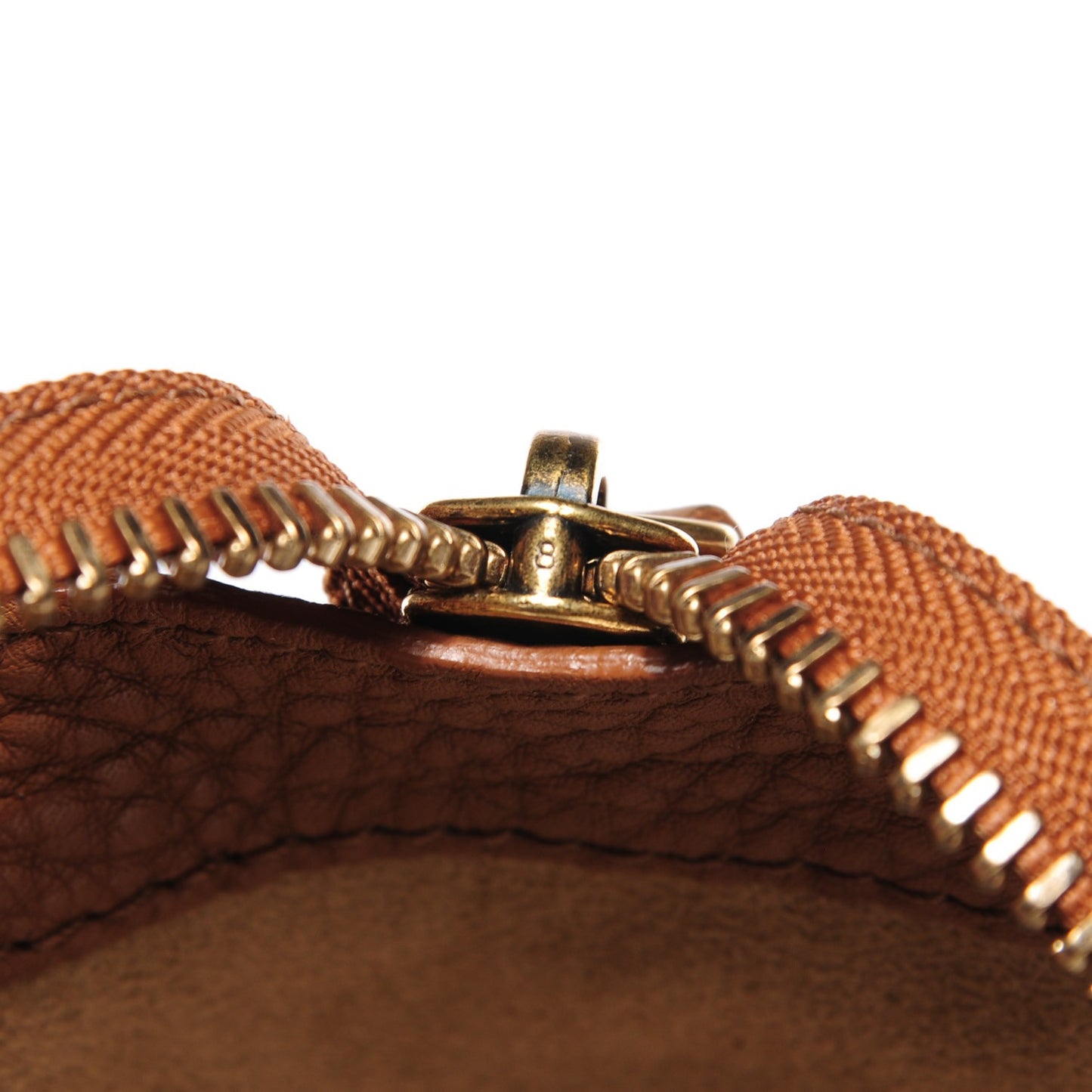 Pebbled Calfskin Mini Luggage Camel