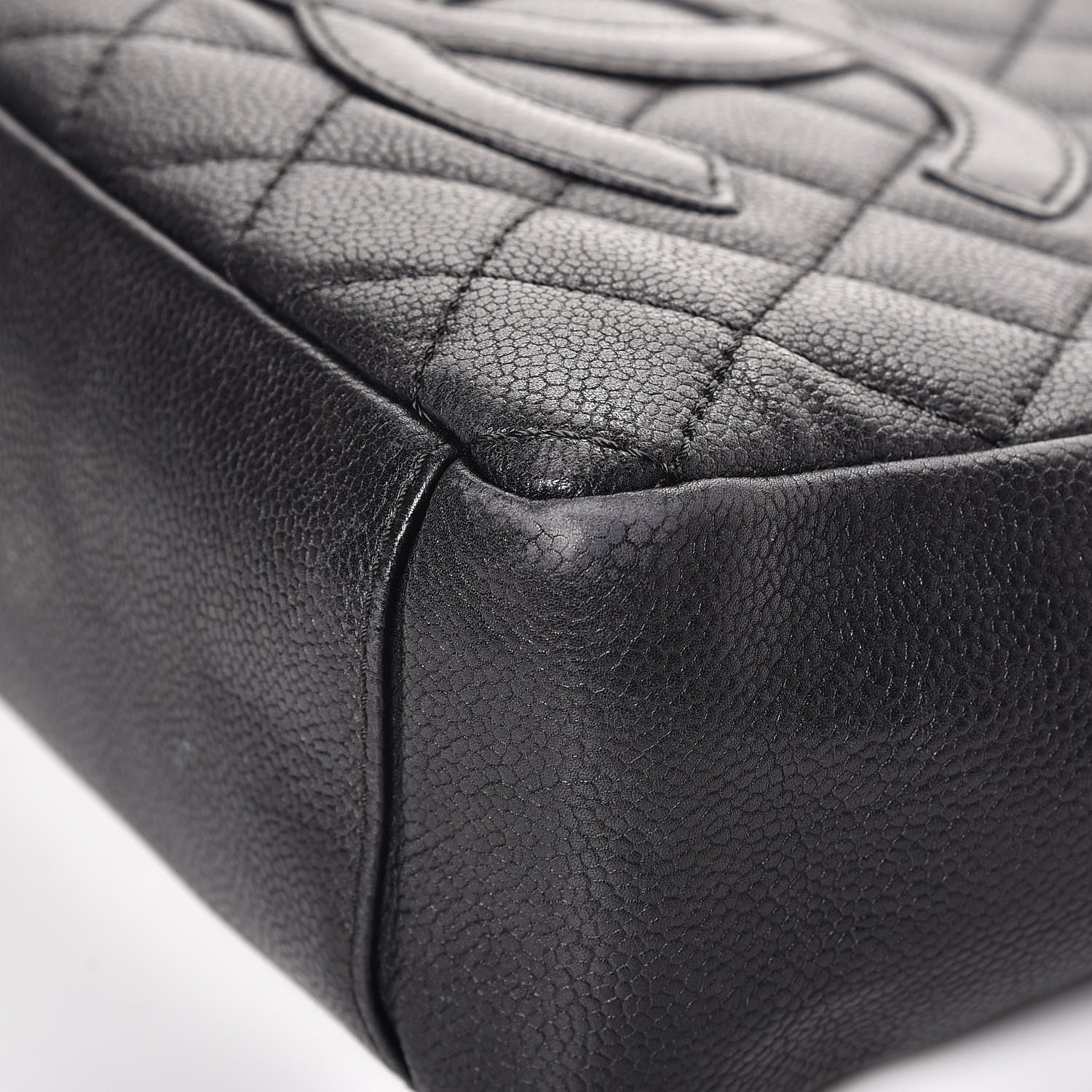 Chanel Caviar Petit Shopping Tote PST Black 11 of 14