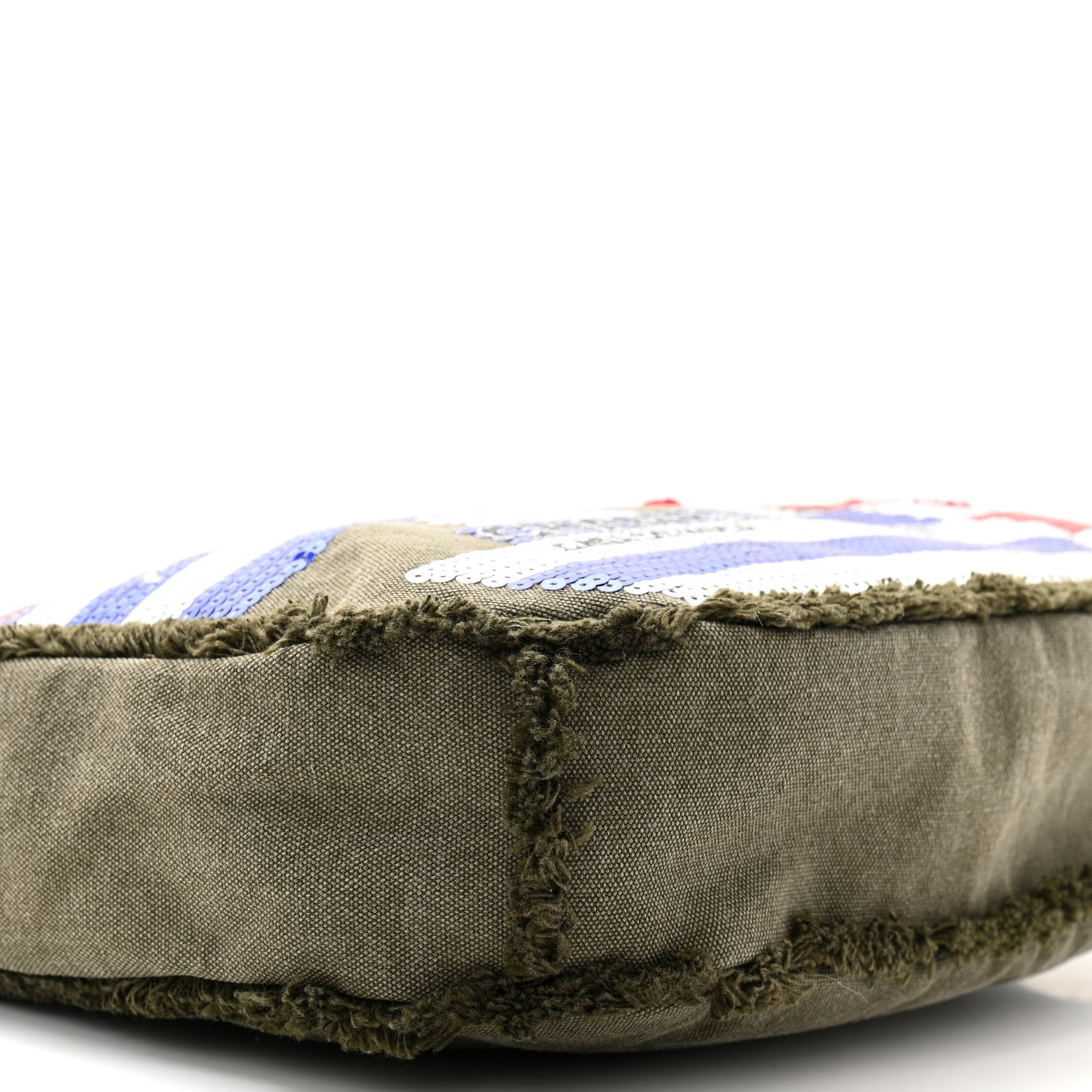 Canvas Sequins Cubano Trip Hobo Khaki