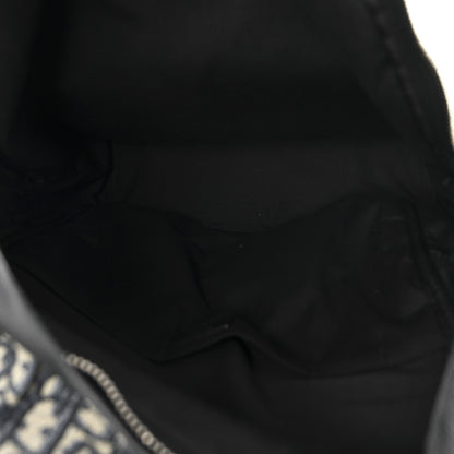 Christian Dior Oblique Calfskin Rider Backpack Beige Black 5 of 10