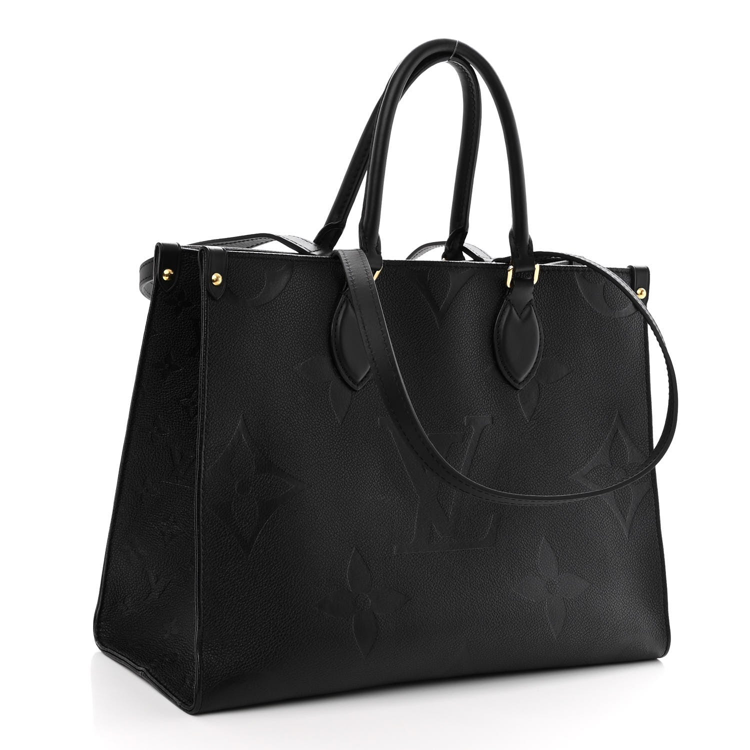 Louis Vuitton Empreinte Monogram Giant Onthego MM Black 3 of 9