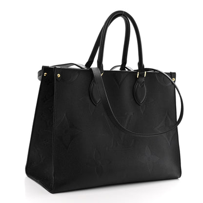 Louis Vuitton Empreinte Monogram Giant Onthego MM Black 3 of 9