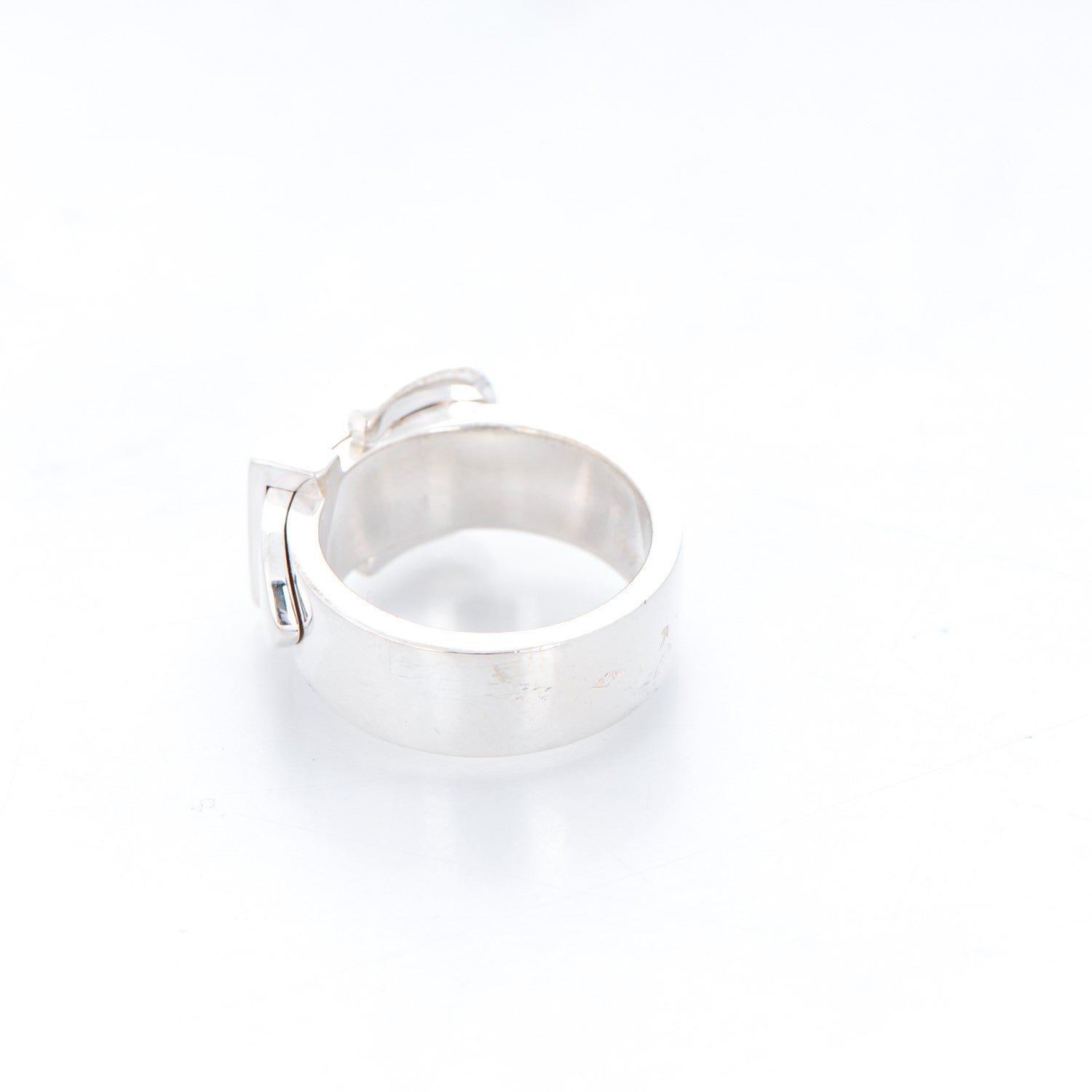 Hermes Sterling Silver Debridee Ring PM 50 5.25 3 of 7