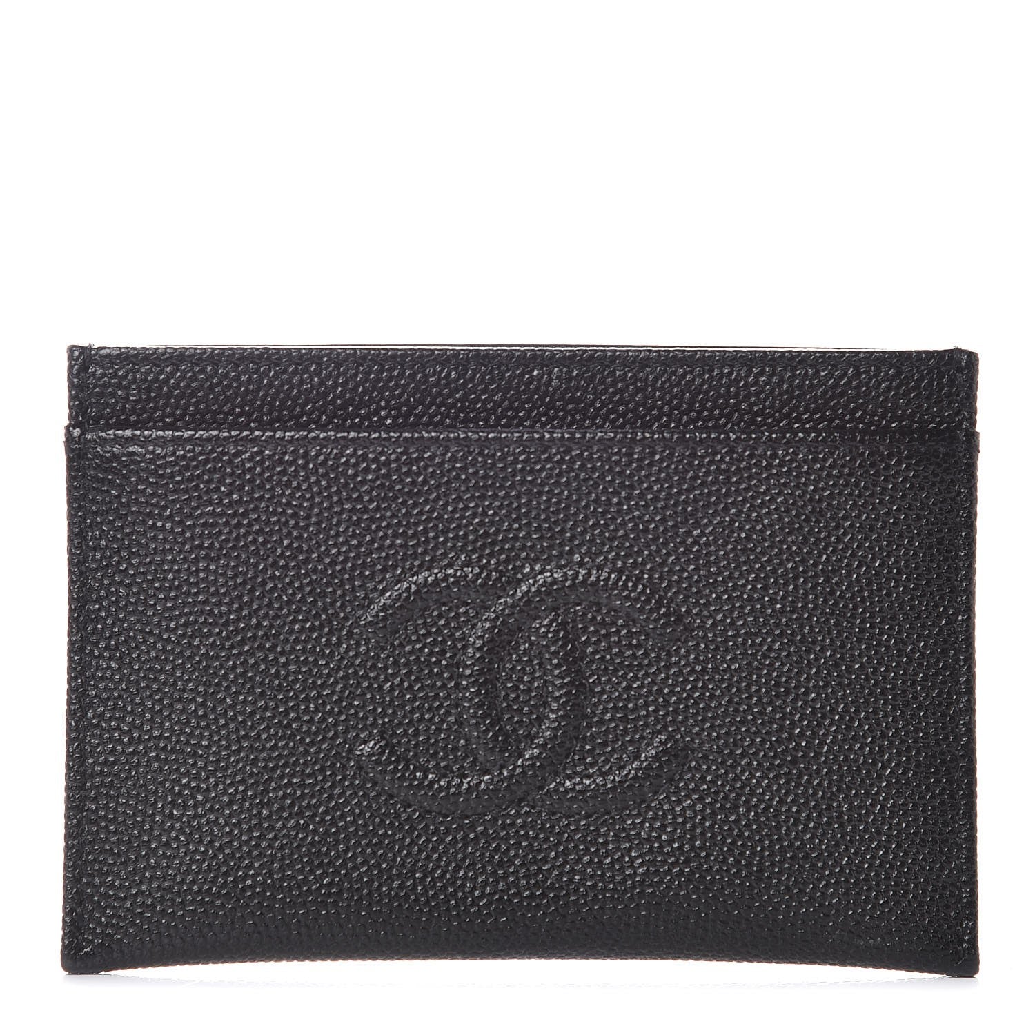 Chanel Caviar Timeless CC Card Holder Black 1 of 9