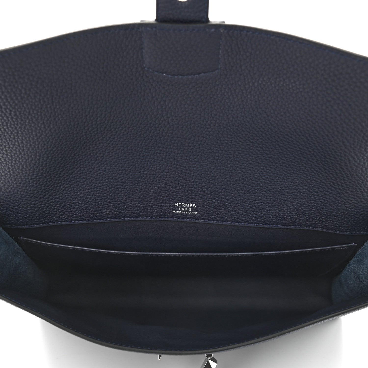 Hermes Togo Sac A Depeches 29 Messenger Bag Bleu Nuit 5 of 9