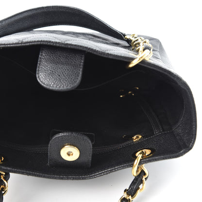 Chanel Caviar Petit Shopping Tote PST Black 4 of 11