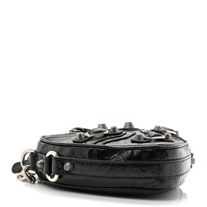 Balenciaga Agneau Arena Mini Le Cagole Heart Bag Black 4 of 11