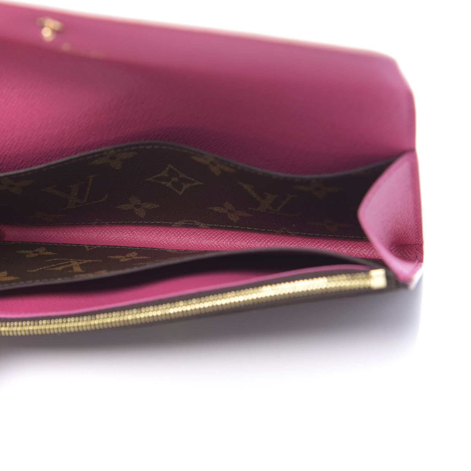 Louis Vuitton Monogram Bloom Flower Emilie Wallet 5 of 7