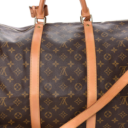 Louis Vuitton Monogram Keepall Bandouliere 60 10 of 12