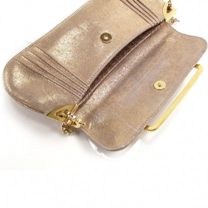 Christian Dior Gold Frame Flap Evening Bag Clutch 9 of 12