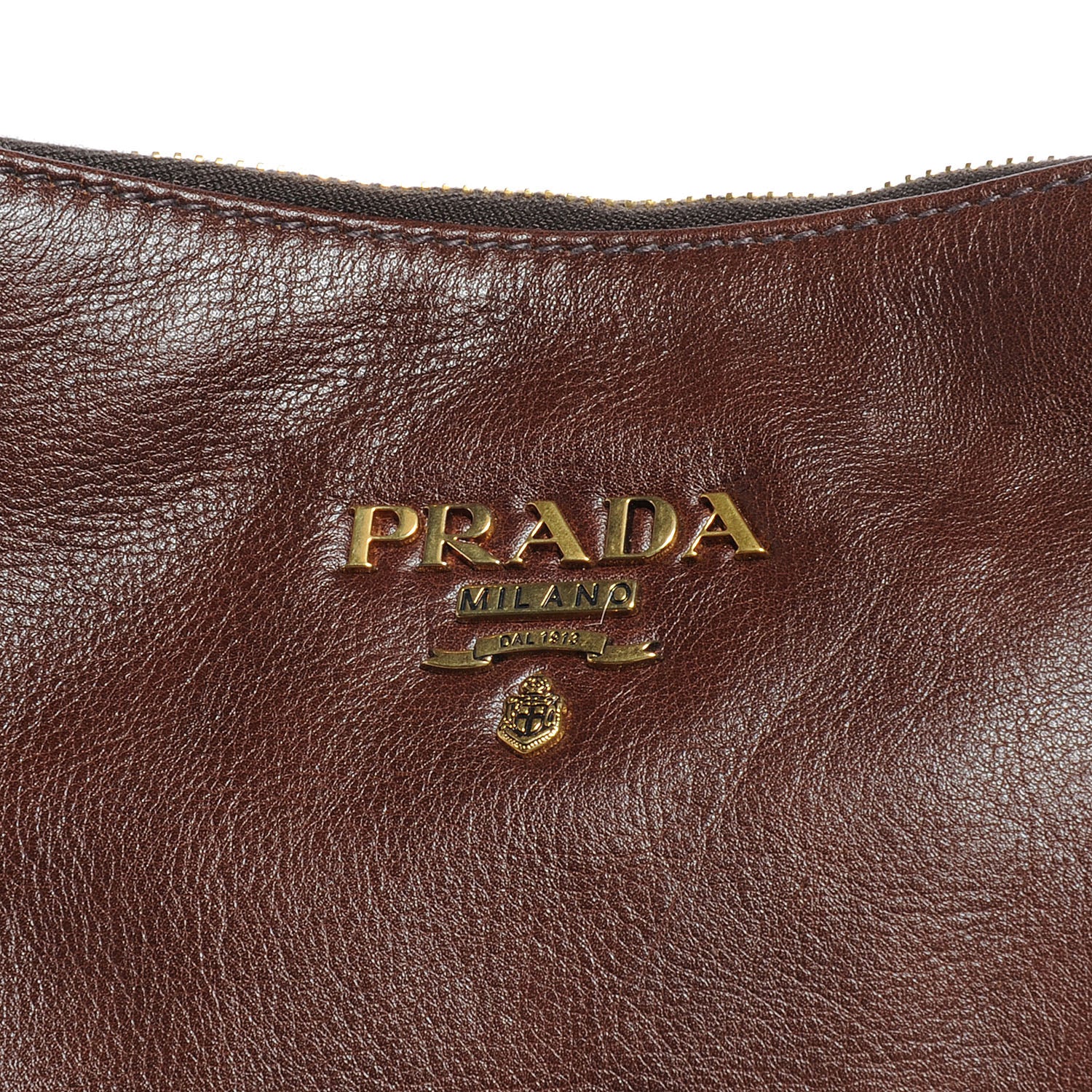 Prada Soft Calf Hobo Nocciolo 3 of 11