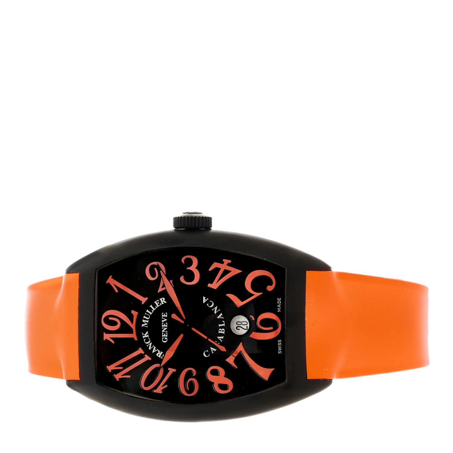 Franck Muller PVD Stainless Steel Rubber 39mm Casablanca Automatic Watch Black 8880CDTNR 2 of 5