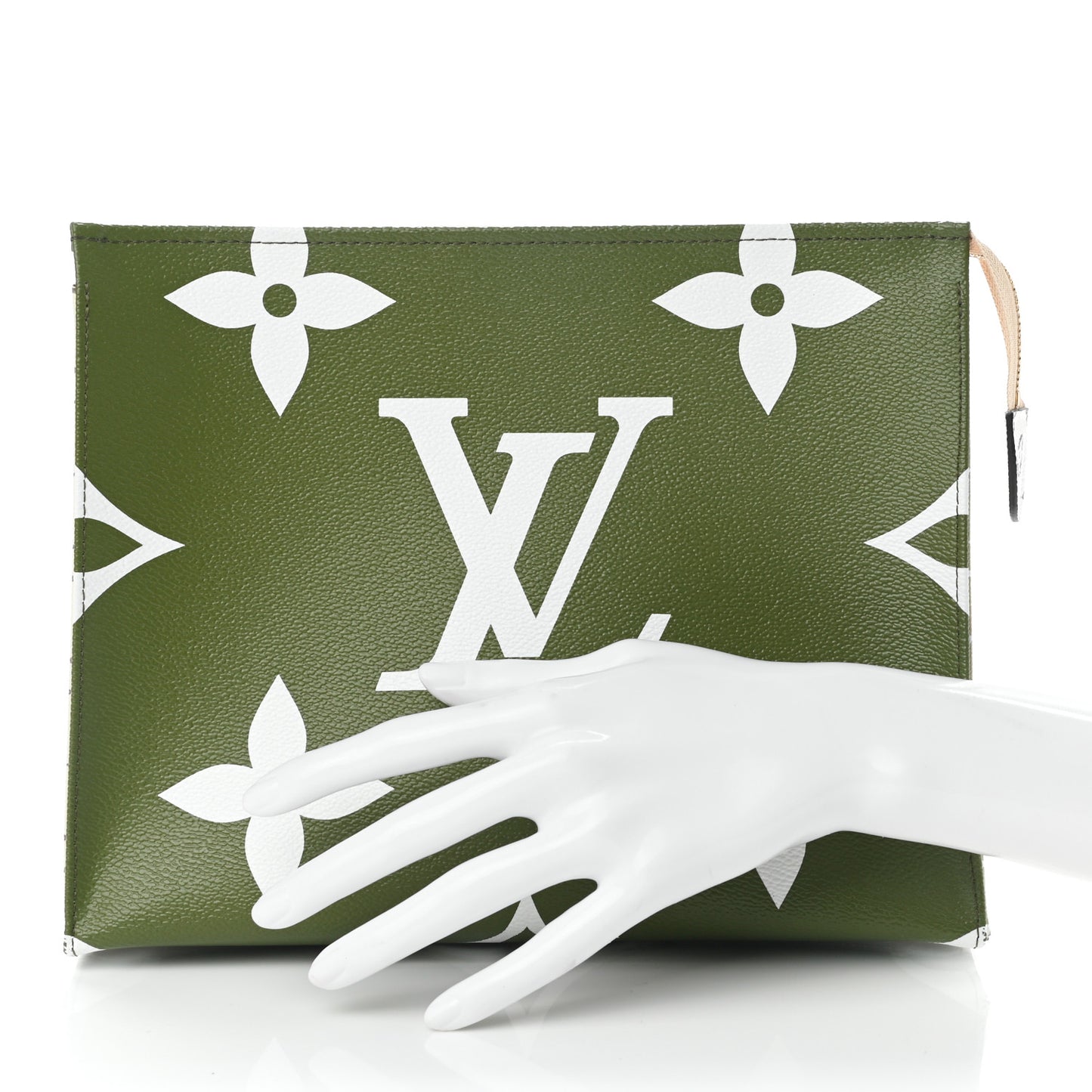 Monogram Giant Toiletry Pouch 26 Kaki