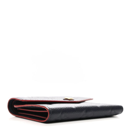 Louis Vuitton Empreinte Victorine Wallet Marine Rouge 4 of 7