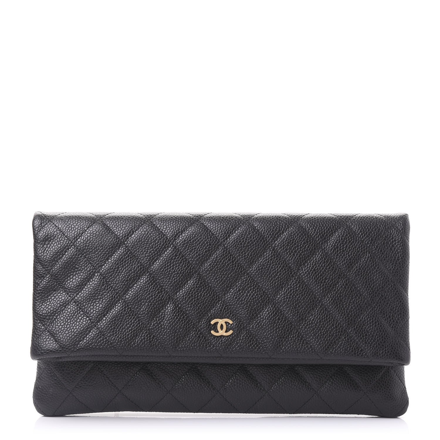 Chanel Caviar Quilted CC Beauty Clutch Black 1 of 9